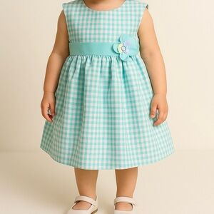 Emma Kate Plaid Party Dress Petticoat 3T Toddler